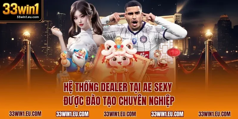 Hệ thống Dealer tại AE sexy được đào tạo chuyên nghiệp